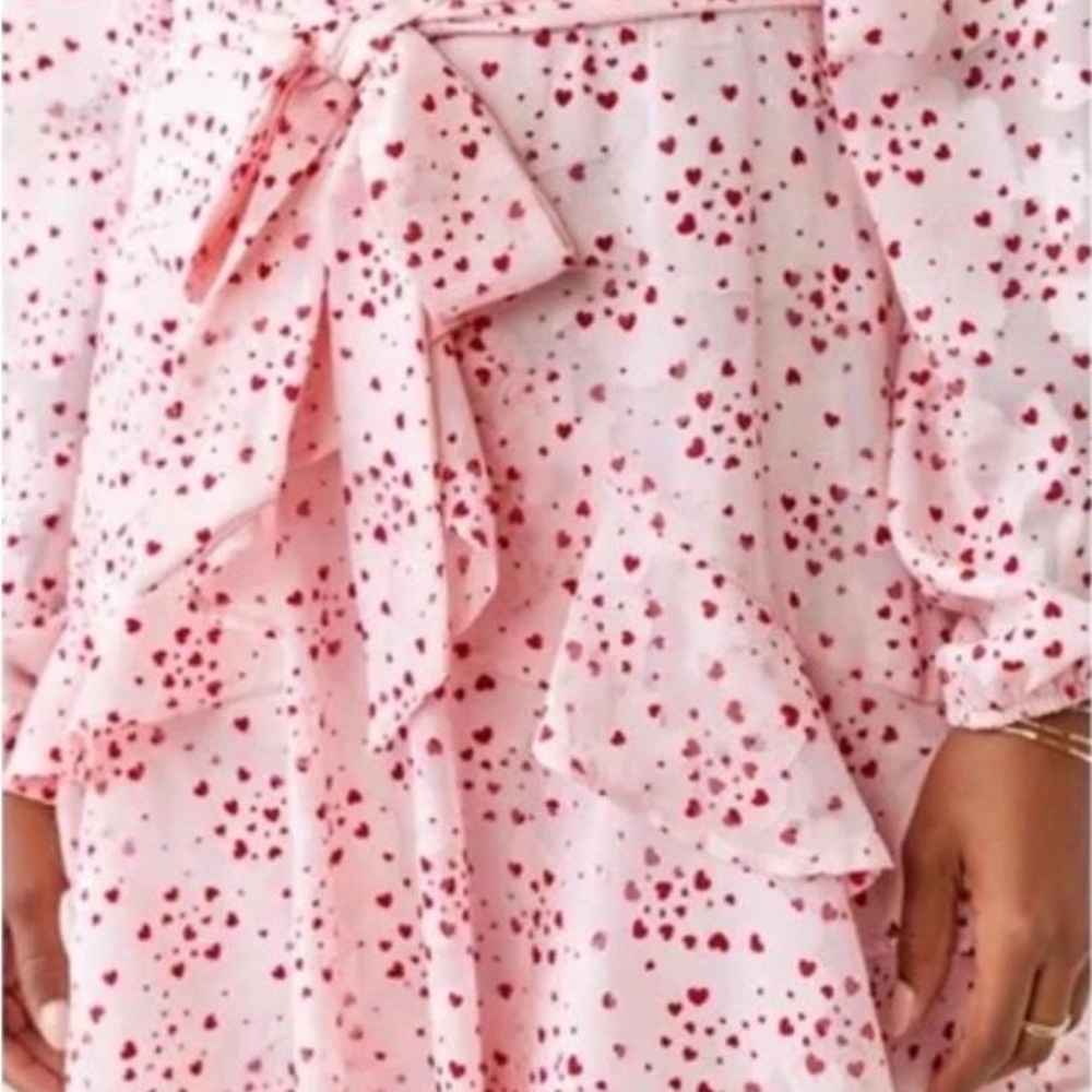 Blue Rain Valentines Day Dress Size Medium - Picture 3 of 7